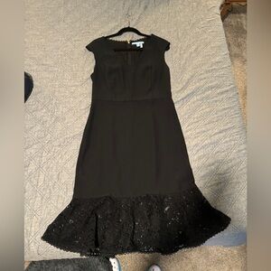 Draper James Size 10 black dress